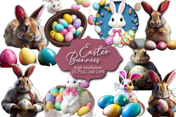 Download Easter Clipart, Easter Bunnies Clip Art - Premium Resources